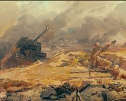 A 360-degree painting showing a panoramic view of the battle is placed on the top floor which can only be accessed through a guided tour.